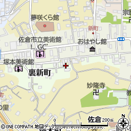 千葉県佐倉市裏新町42周辺の地図