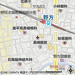 吉野家中野野方店周辺の地図