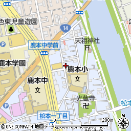 東京都江戸川区松本2丁目38-22周辺の地図