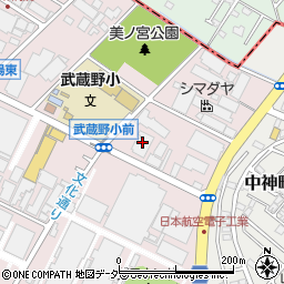 航空電子武蔵野ビル周辺の地図
