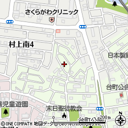 千葉県八千代市勝田台北2丁目22周辺の地図