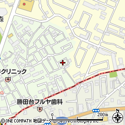 千葉県八千代市勝田台北3丁目27-14周辺の地図