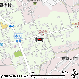 千葉県佐倉市本町72-12周辺の地図