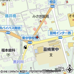 紳士服のコナカ韮崎店周辺の地図