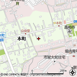 千葉県佐倉市本町65周辺の地図
