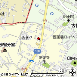 ａｐｏｌｌｏｓｔａｔｉｏｎセルフ中山競馬場前ＳＳ周辺の地図