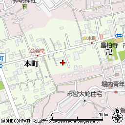 千葉県佐倉市本町64周辺の地図