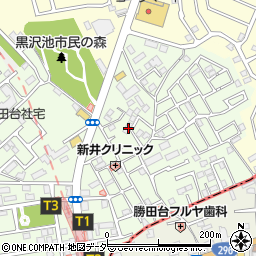 千葉県八千代市勝田台北3丁目9-12周辺の地図