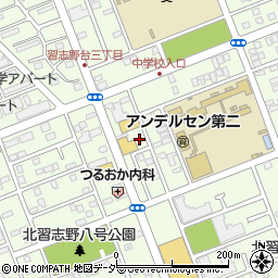 タイムズ伊藤楽器習志野台店駐車場周辺の地図