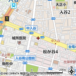 東京都台東区松が谷4丁目28-9周辺の地図