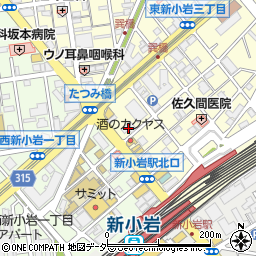 ライオンズマンション新小岩駅前弐番館周辺の地図