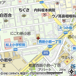 東京聖栄大体育館周辺の地図