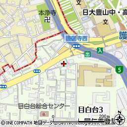 アーバンパレス目白台管理室周辺の地図