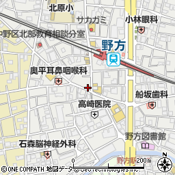 松屋 野方店周辺の地図