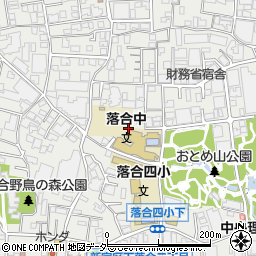 東京都新宿区下落合周辺の地図