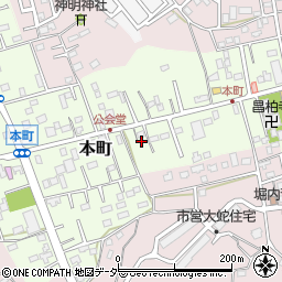 千葉県佐倉市本町66周辺の地図