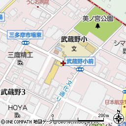 武蔵野学童クラブ周辺の地図