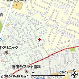 千葉県八千代市勝田台北3丁目27-1周辺の地図