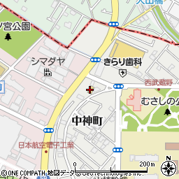ファミリーマート昭島東文化通り店周辺の地図