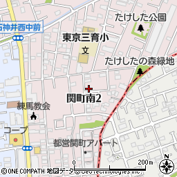 東京都練馬区関町南2丁目9-4周辺の地図