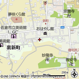 千葉県佐倉市裏新町65周辺の地図