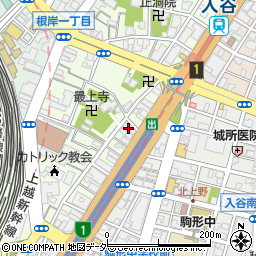 コアマンションフリージオ上野周辺の地図