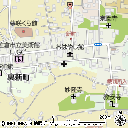 千葉県佐倉市裏新町69周辺の地図