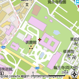 東京都台東区上野公園13周辺の地図