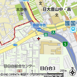 東京都文京区目白台3丁目26-1周辺の地図