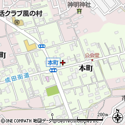 千葉県佐倉市本町25周辺の地図