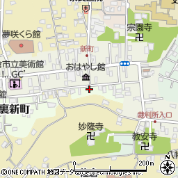 千葉県佐倉市裏新町75-2周辺の地図