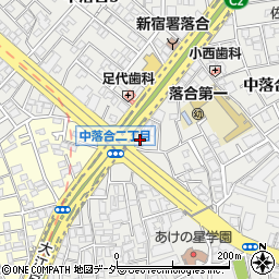 東京都新宿区中落合2丁目12-18周辺の地図