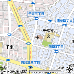 東京都台東区立あさくさ高齢者在宅サービスセンター周辺の地図