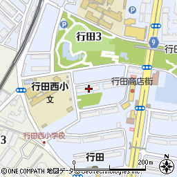 行田団地１－１５周辺の地図