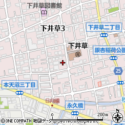めいきゅう下井草治療院周辺の地図