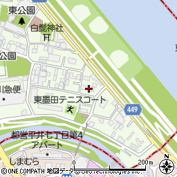 江向自動車整備協同組合周辺の地図