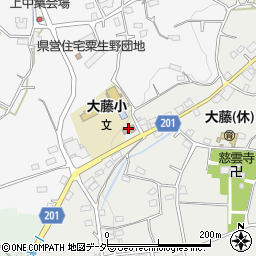 大藤公民館周辺の地図