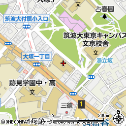 文京区立窪町小学校周辺の地図