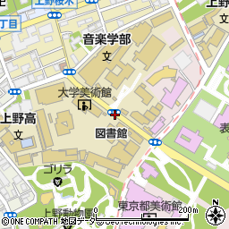 ゆうちょ銀行東京藝術大学前出張所 ＡＴＭ周辺の地図