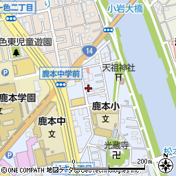 東京都江戸川区松本2丁目38-3周辺の地図