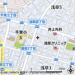 江戸花本店周辺の地図