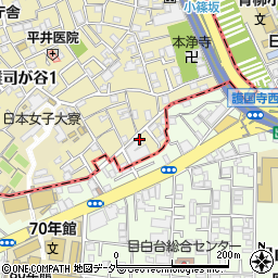 東京都豊島区雑司が谷1丁目32周辺の地図