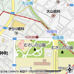 東京都昭島市中神町1371-90周辺の地図
