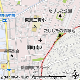 東京都練馬区関町南2丁目9周辺の地図