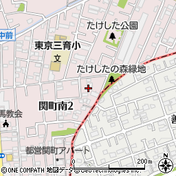 関町タウンハウス周辺の地図