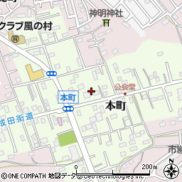 千葉県佐倉市本町26-1周辺の地図