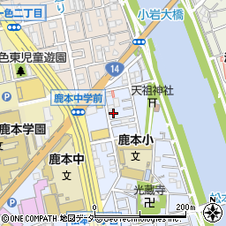 東京都江戸川区松本2丁目38-5周辺の地図