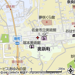 日本キリスト教団佐倉教会周辺の地図
