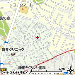 千葉県八千代市勝田台北3丁目17-2周辺の地図