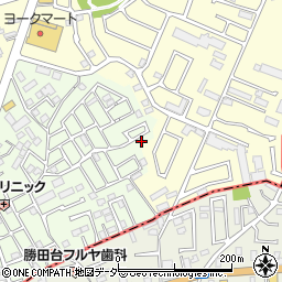 千葉県八千代市勝田台北3丁目15-7周辺の地図